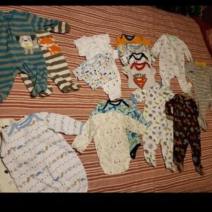 Baby Boy clothes Big Bundle. 19 pieces
